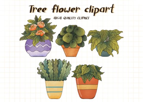 Download Tree Flower Vase Clipart - Flow Collection