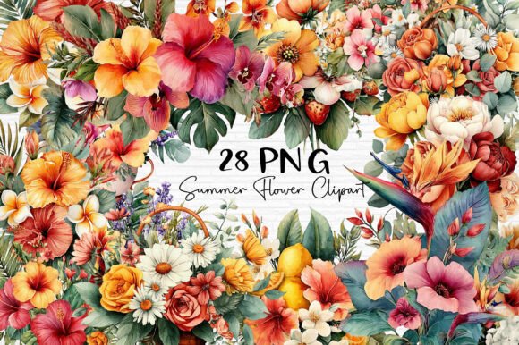 Download Summer Flower Clipart PNG - Flow Collection