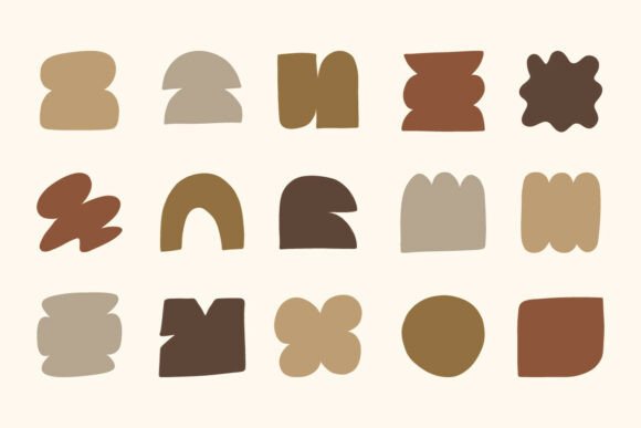 Download Neutral Abstract Shapes SVG Bundle Set - Abstract shapes svg Collection