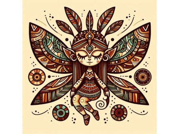 Download Tribal Fairy with Bold, Earthy Colors an - Earthy colors Collection