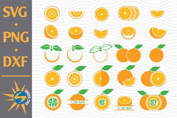 Download Orange Clipart Monogram Bundle - Premium Resources