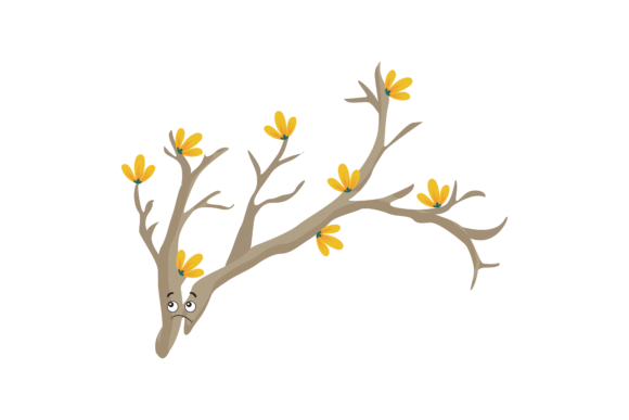 Download Spring Kawaii Cute Flower Branch - Flow Collection