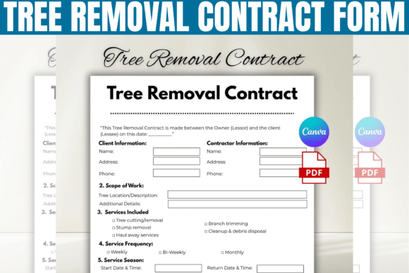 Download Tree Removal Contract Form Template - Template Collection