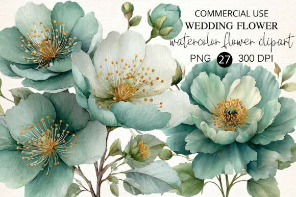Download Wedding Flower Clipart - Flow Collection