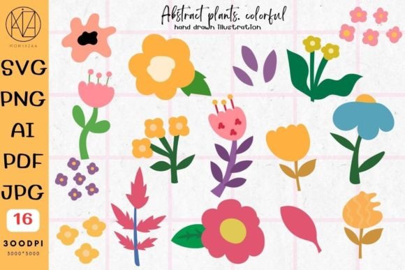 Download Abstract Leaf Flower Branch Spring SVG - Flow Collection