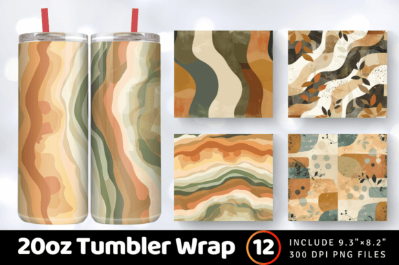 Download Earthy Colors Tumbler Wrap - Earthy colors Collection