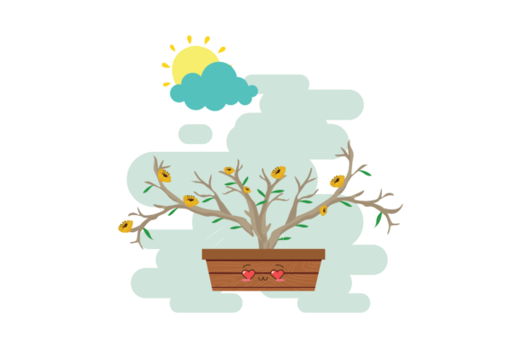 Download Spring Flower Branch Kawaii Cute - Flow Collection
