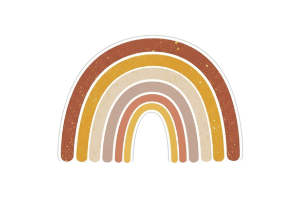 Download Stylized Rainbow Muted Earthy Colors - Earthy colors Collection
