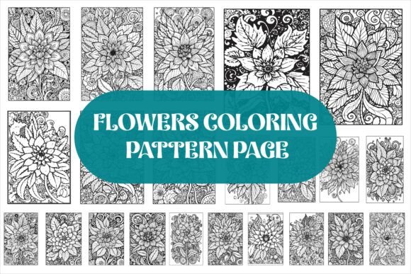 Download Flower Colouring Pages Gathering Beauty, - Flow Collection