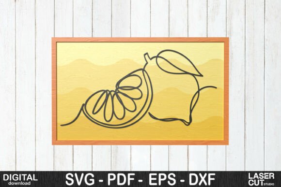 Download Lemon Line Art SVG - Premium Resources