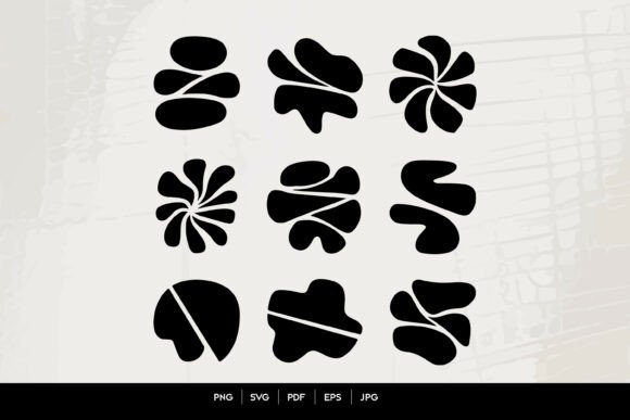 Download Organic Abstract Shapes SVG Set - Abstract shapes svg Collection